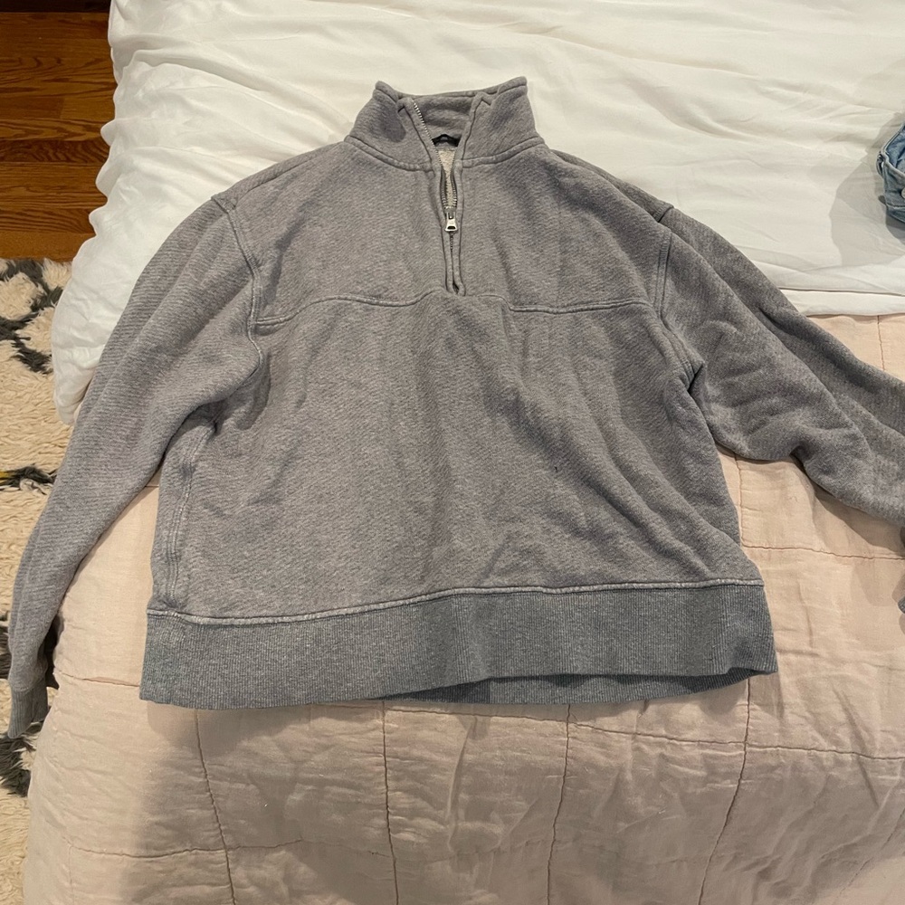 Jenni kayne gray quarter zip